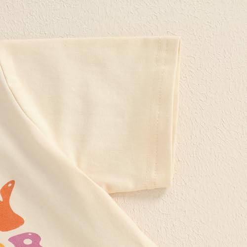 Toddler Baby Girls T-Shirt in My Toddler Era Groovy Short Sleeve Concert Letter Print Retro Tops4