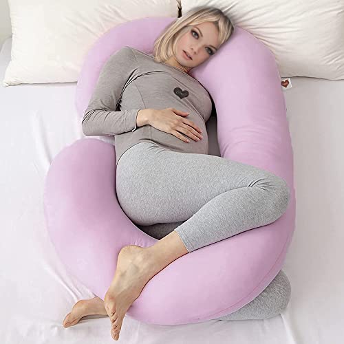 COOZLY C Shaped Pregnancy Pillow | Maternity Pillow|100% Cotton Removable Covers |...