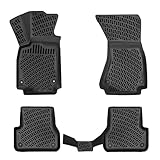 Top 10 Best Audi Floor Mats A6 Reviews & Comparison 11 RizLiner 2019-2024 Audi A6 & S6 & A7 & S7 & RS 6 Avant Floor Mats 3D Custom Fit Rubber Car Mat Laser Measured Floor Liners All Weather Heavy Duty Waterproof Odorless Non-Slip TPE (Front & Rear, Black)