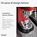 De'Longhi Dedica EC685.R Macchina da Caffè Espresso Manuale e Cappuccino, Caffè in...
