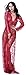QinMi Lover Women's Lace Vestidos V Neck Long Sleeve See-Through Prom Dress,WineRed