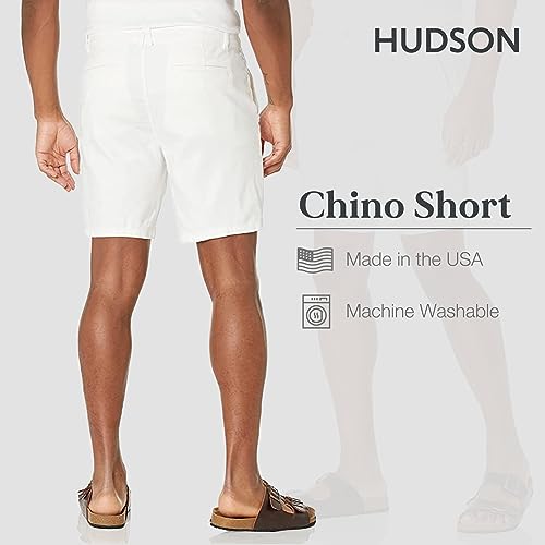 Hudson Jeans Men's Chino Short, Snow, 33 #TOP2