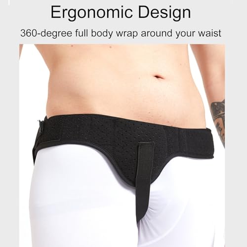 Cinturón de soporte para hernia inguinal ajustable miniatura 6
