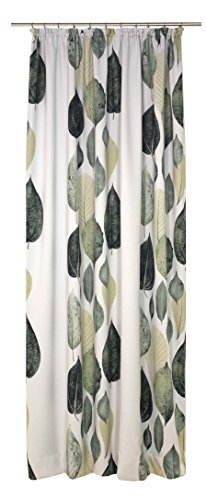 Wirth Fertigschal Marek-Do mit Kräuselband, Polyester, Grau, 245 x 145 cm, 1 Einheiten