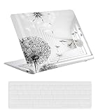 【Función】La parte inferior de la funda para macbook tiene cuatro almohadillas de goma antideslizantes para mejorar la estabilidad y evitar que tiemble al escribir. Siempre que elijas el tamaño correcto, la funda de plástico se adaptará perfectamente a tu portátil y los orificios de refrigeración de la carcasa inferior no quedarán ocultos.