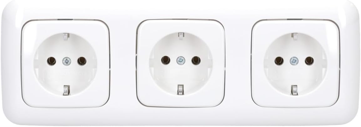 3 x sockets, 1 x frame 3 sockets