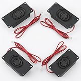 Applications Électroniques: Ce pack contient quatre unités indépendantes, ce qui permet de répondre à plusieurs besoins de conception simultanément. Chaque mini haut parleur est polyvalent, pouvant servir de module sonore compatible avec des cartes de développement dans diverses applications allant des boîtiers multimédias aux automates. Grâce à la configuration du haut-parleur portable 3W 8 Ohms, vous disposez d'une solution sonore prête à l'emploi qui s'adapte à de nombreux environnements techniques nécessitant une émission audio.