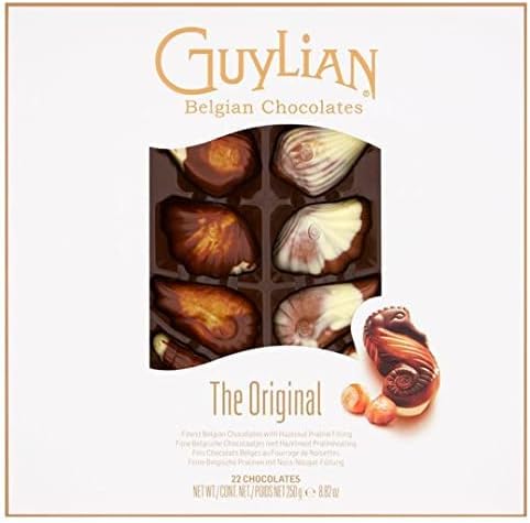 Guylian Belgian Chocolates Seashells Gift Box -22 Shells Chocolate Gift, 250 g (Pack of 1)