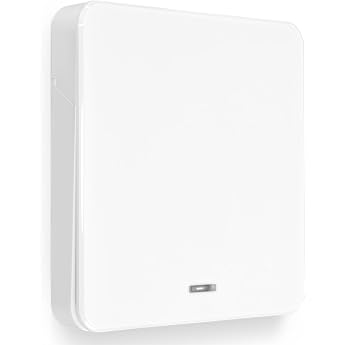 DieseRC Wireless Light Switch 86 RF Security Switch for Wall Panel Easy Installation without Wiring