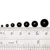 Chenkou Craft Black 1900pcs Assorted 7 Sizes(3/4/5/6/7/8/10mm) Imitation Half Pearl Bead Flat Back Scrapbook Craft DIY Loose Beads + Plastic Box (Black) #2