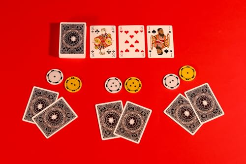 IELLO The Gang – Version Française – Jeu de Cartes coopératif de Poker inspiré du Texas Hold’em – Communication et stratégie | 3–6 Joueurs | 20 Min | Dès 10 Ans