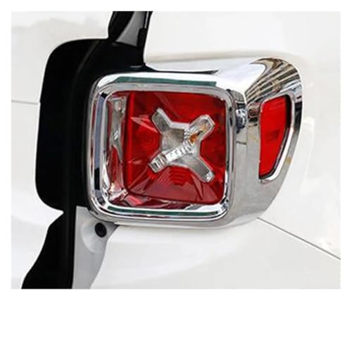 Cubierta de lámpara de luz trasera cromada抗划痕 marcos protectores 2