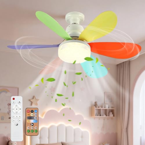 Image of KEAGAN E27 Screw Ceiling Fan Lights with 2 Remote Controls