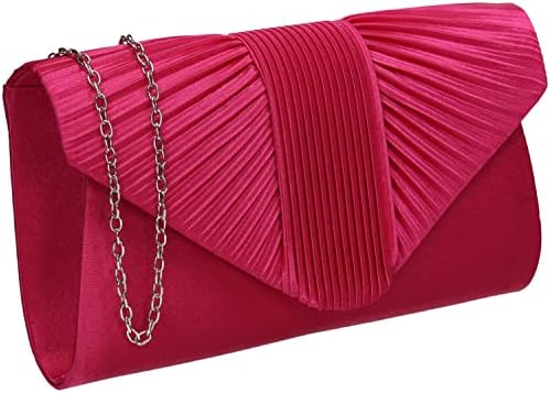 SwankySwans Sophie Womens Satin Party Prom Wedding Evening Clutch Bag Purse