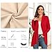 Anymiss Womens Lightweight Winter Cardigan 2026 Spring Long Sleeve Jackets Red Small