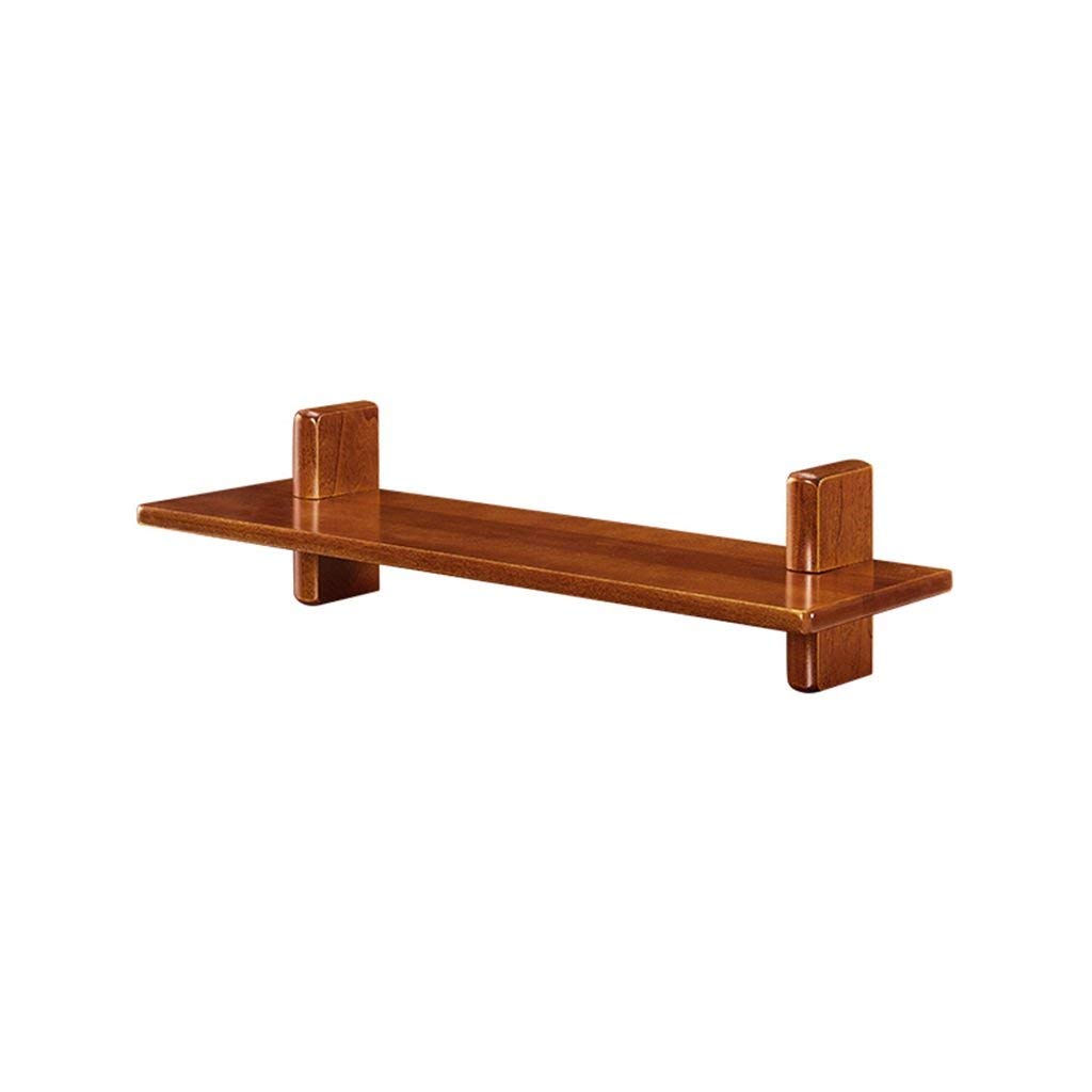Étagère en bois massif de noyer taille S pour déco murale de salon