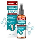 Antifungal Spray with Tolnaftate 1% – Athlete’s Foot Treatment & Prevention, Relieves Itching, Burning & Cracked Skin, No-Touch Foot Fungus Spray, 3.38 fl oz