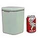 Hommp Tiny Countertop Trash Can, 0.5 Gallon with Push-Button (Green)