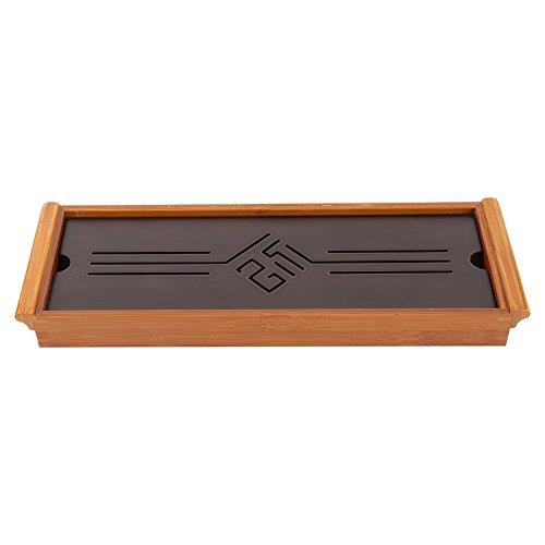 Zerodis Traditional Chinese Tea Tray with Drainage