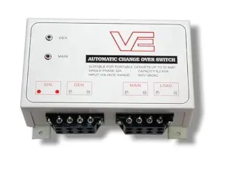 VE AUTOMATIC CHANGEOVER SWITCH 32 AMPS | DOUBLE POLE | INPUT SUPPLY 250V | SINGLE PHASE