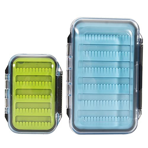 Caja para señuelos de pesca con mosca resistente e impermeable 5
