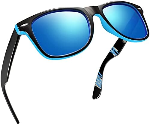 Joopin Square Polarised Sunglasses for Men Women UV Protection Unisex Retro Sunglasses Man for Driving Hiking Fishing Sports