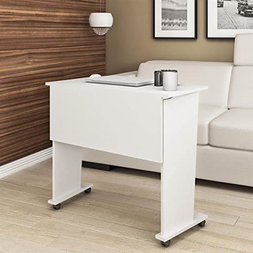 Mesa com rodizio ME4117 Branco
