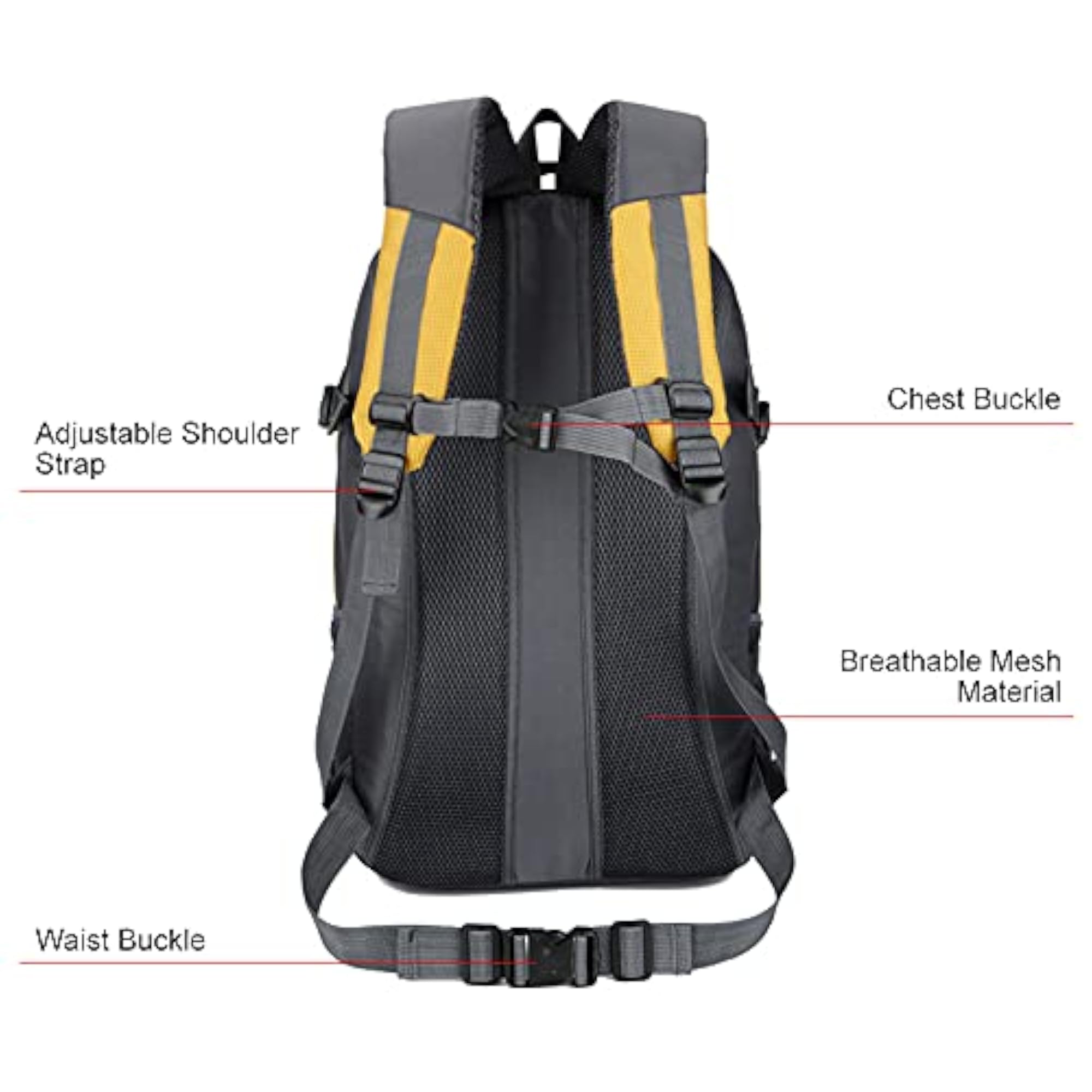 45L Large Waterproof Mountaineering Backpack for Men and Women