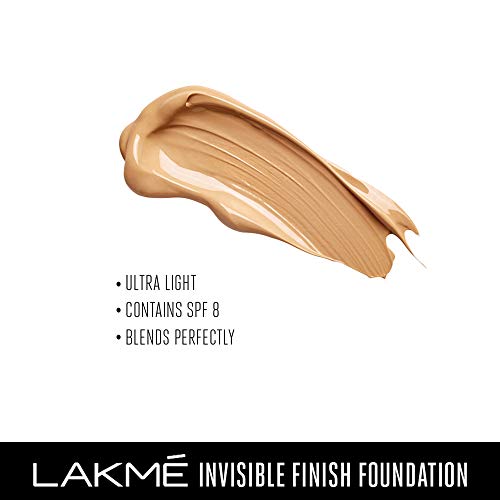 LAKMÉ Invisible Finish SPF 8 Liquid Foundation Natural Finish, Shade 01, 25ml - Image 4