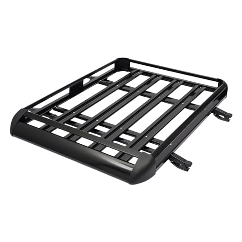 Barres de toit universelles alu 140x100cm noir réglables pour coffre et bagages SUV