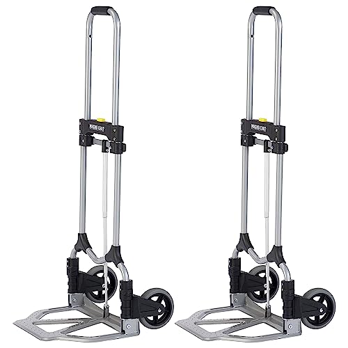 Magna Cart Folding Luggage Cart for Travelers (2 Pack)