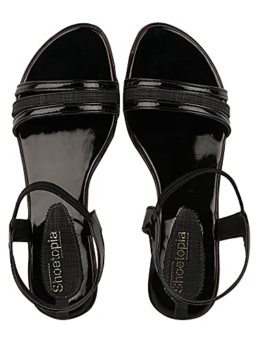 Image of Shoetopia Womens /Girls Embellished Kitten Heels