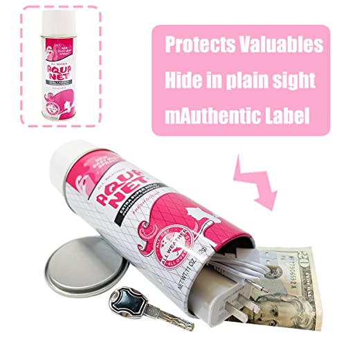 Aquanet Spray Diversion Safe Stash Can With Food Grade Smell Proof Bag With Hidden Compartment For Keys, Cash And Valuables #TOP3