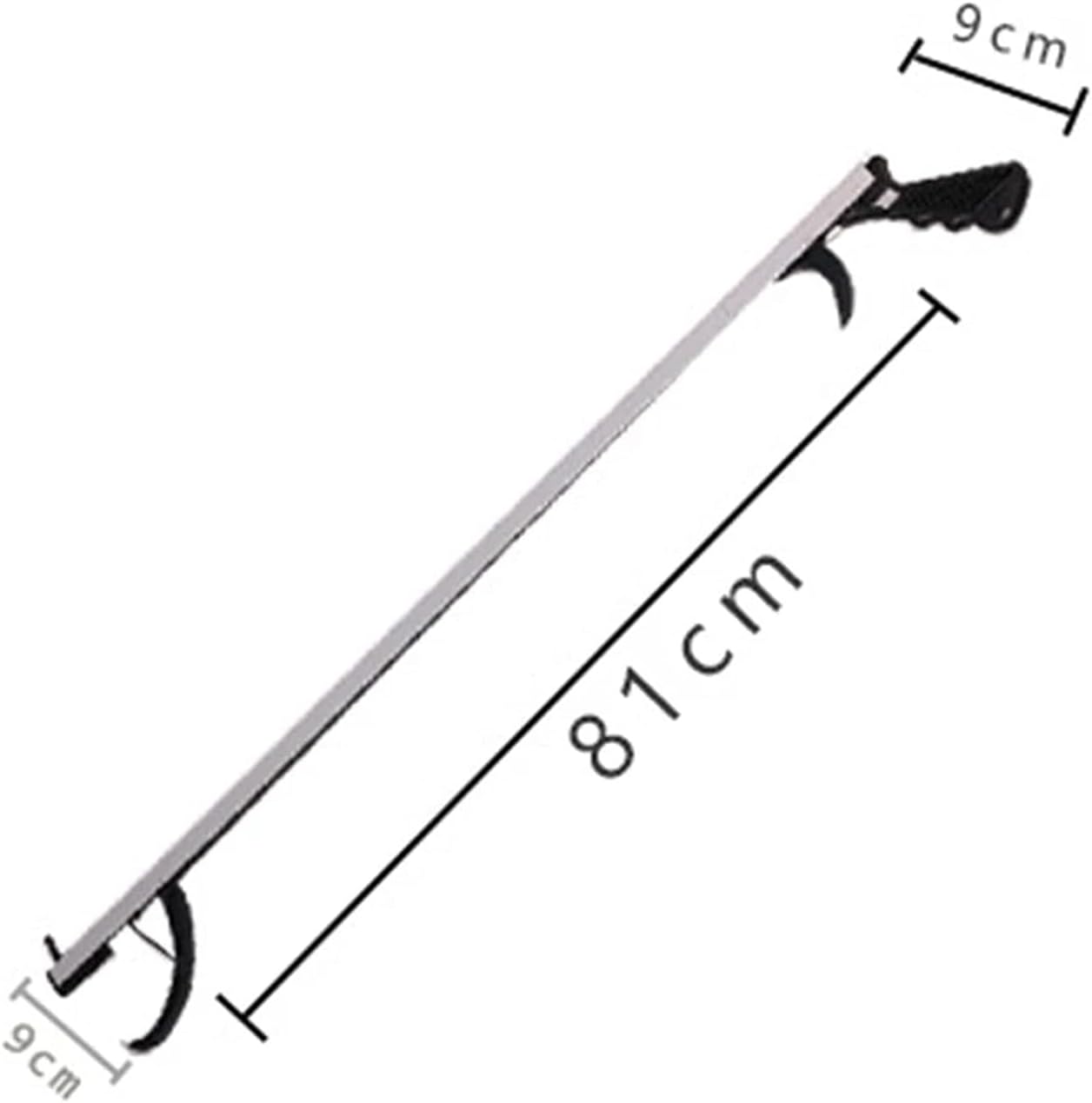 Garbage Picker Foldable Long Trash Clamp Litter Reacher Pickers Portable Gripper Extender Garbage Pickup Tools Easy Grabbing