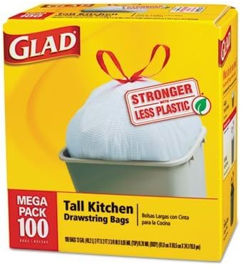 Glad Tall Kitchen Drawstring Trash Bags