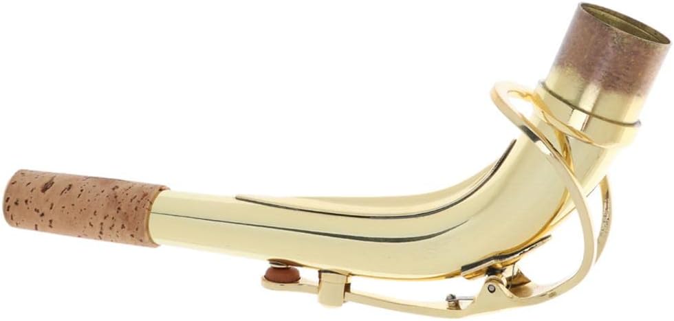 Ebアルトサックスパーツ用真鍮サックスネック, ゴールド24.5, \