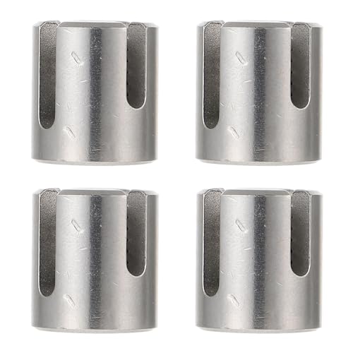 Garneck 4pcs Stainless Steel Cross Wire Rope Clamp Cable Fixing Clip M8×2 for Gardening and Industrial Use