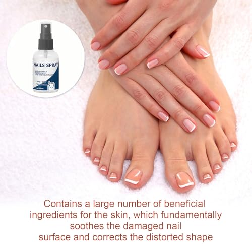 Blinzador Nail Spray, 7Days Nail Treatment, for Nails Care Moisturizer, Long Lasting Nail Polish, Dry Nails Drying for All Nail Types (1 pc)
