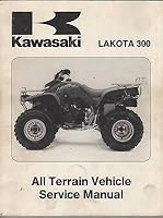 1995 Kawasaki Lakota 300 ATV Service Shop Repair Manual B004I2KR54 Book Cover
