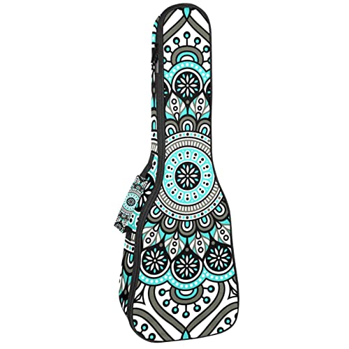 Sac à dos pour ukulélé concert au style mandala pour vos voyages et festivals