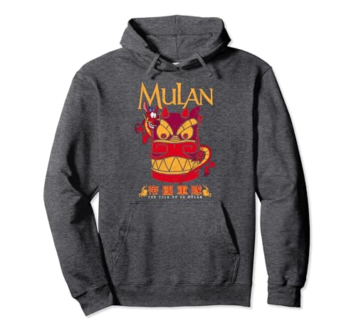 Disney Mulan Mushu Dragon Stone Head Sweat à Capuche