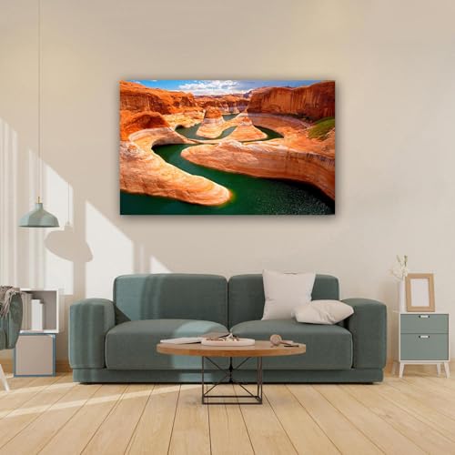 Peintures prints decor de canyon : tableau mural d'une finition premium - 4
