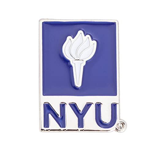 Desert Cactus New York University Lapel Pins Violets NYU Logo Enamel Made of Metal (Pin A)