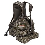 ALPS OutdoorZ Grand Slam Turkey Vest with Memory Foam Foldable Seat, Sit Anywhere Removable Kickstand Frame & Multiple Pockets - Universal Outdoor Hunting Camo Gear, Original Bottomland, Standard