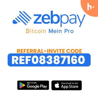 ZebPay Referral Code 2026: REF08387160 - Get 10% Off Fees
