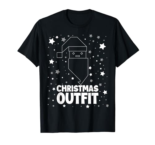 Traje de Navidad con elfo de Papá Noel para hombre y mujer Camiseta