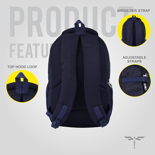 Image of Impulse IMP Omega 45L Laptop Backpack /Office Bag /School Bag /College Bag /Business Bag /Travel Backpack Water Resistant Fits Up to 16 Inch Laptop with 1 Year Warranty