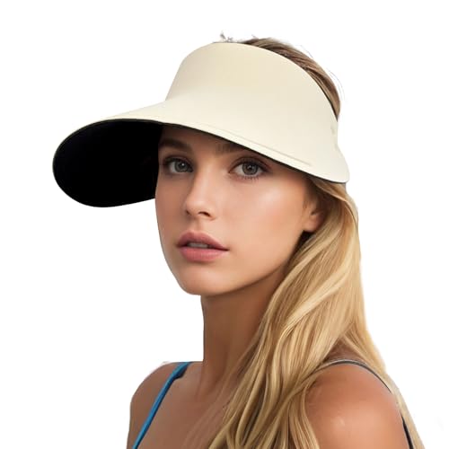 Visière de plage et randonnée pour femme et homme avec chapeau pliable Lanzom