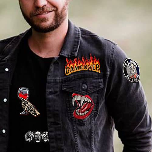 Chbros Funny Mouth Embroidered Patch Appliques Iron On Patches For Clothing Jackets T-Shirt Jeans Backpack. #TOP2