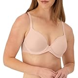 Maidenform womens One Fab Fit Modern Demi Lightly Padded Convertible Underwire T-shirt Dm7543 bras, Sandshell, 36A US